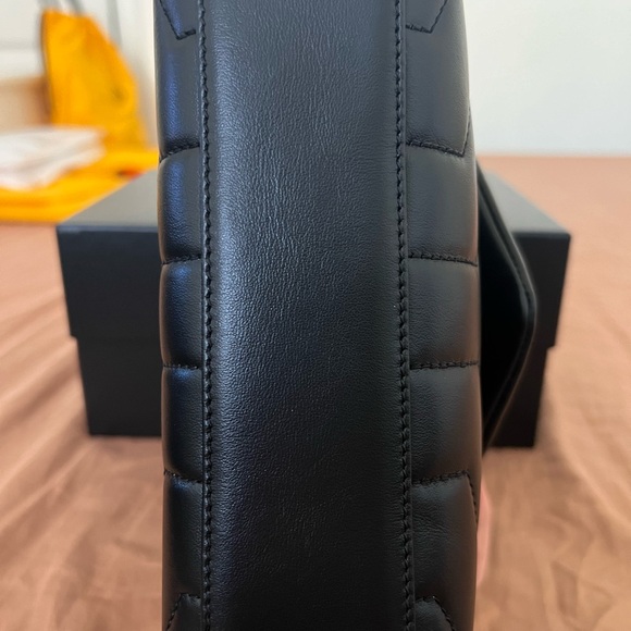 YSL Black Quilted Toy Lou Lou - Picture 4 of 7